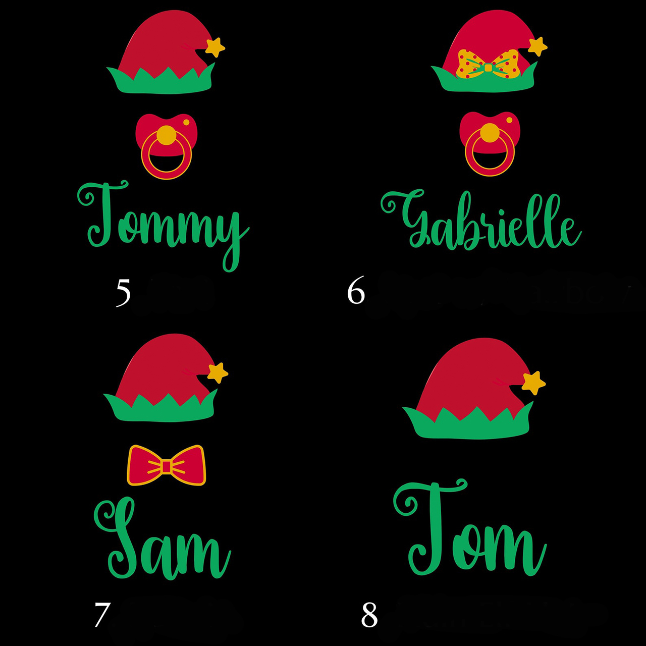 Personalized Funny Christmas Avatar Family Matching Shirts