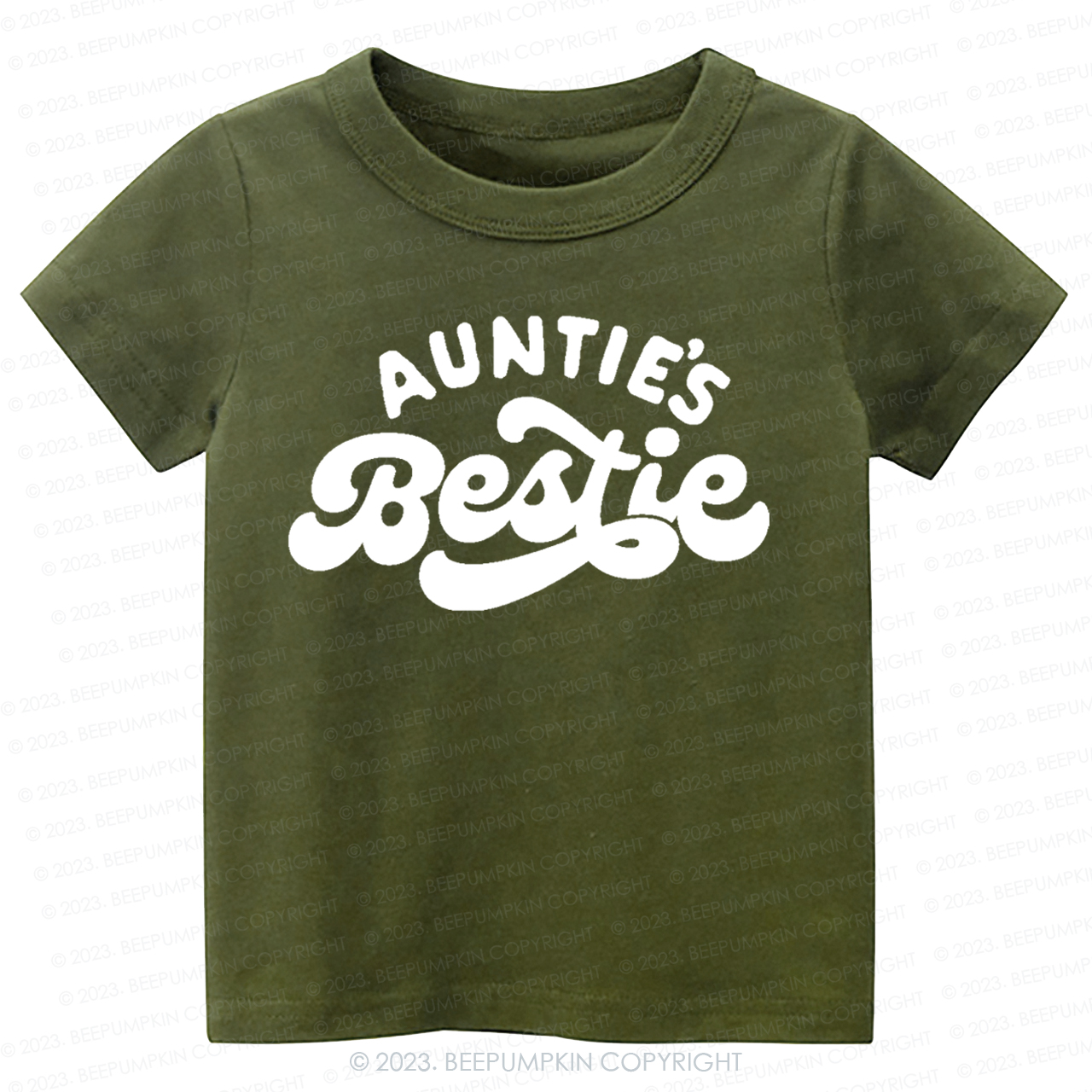 Cute  Auntie's Bestie -Toddler Tees