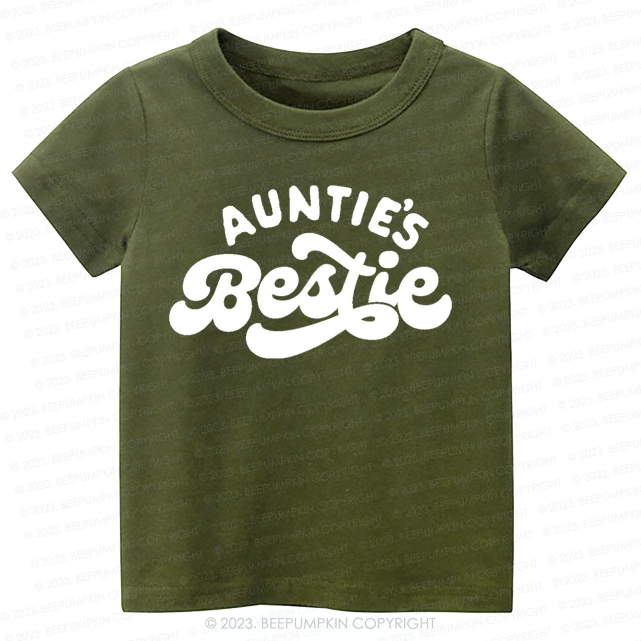 Cute  Auntie's Bestie -Toddler Tees