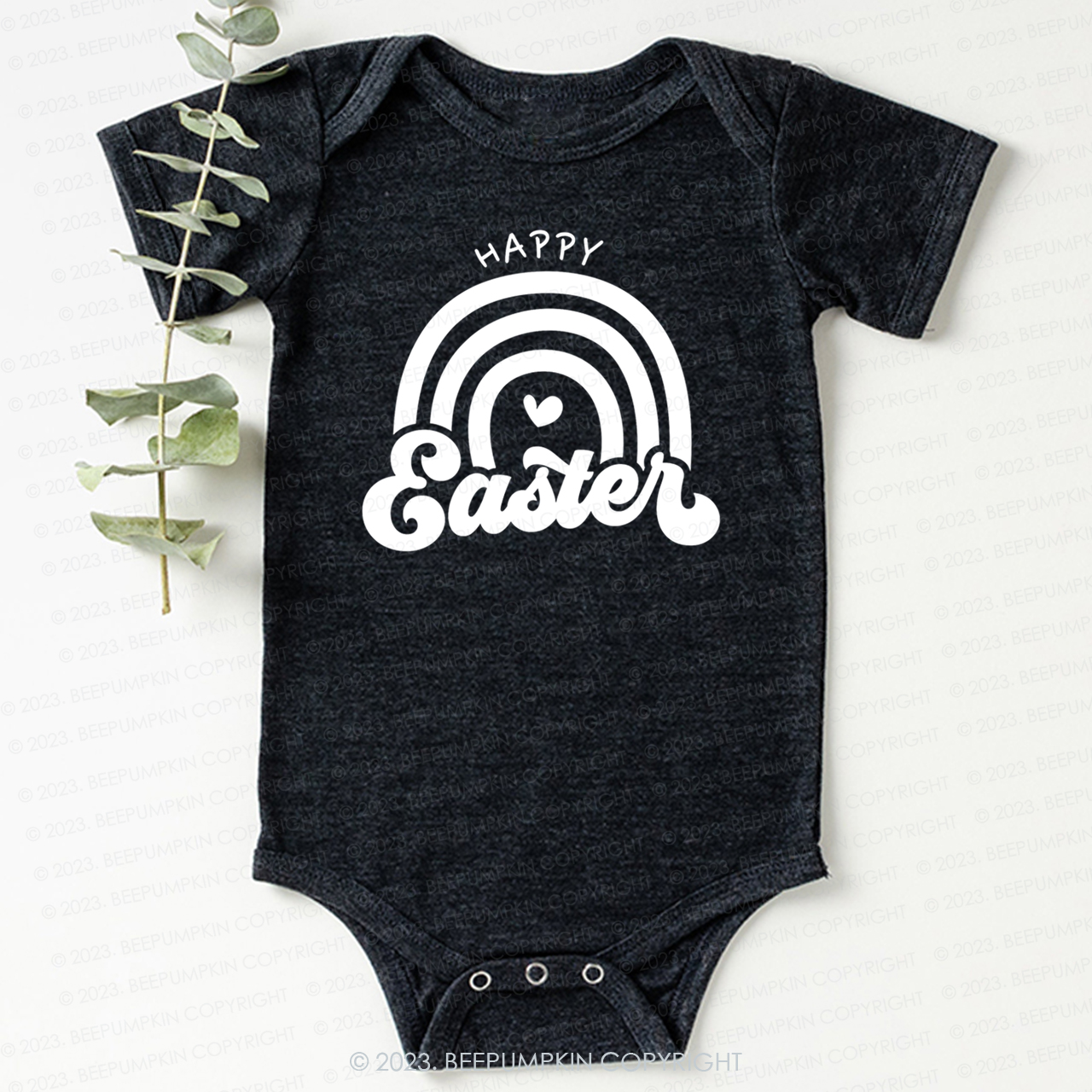 Happy Easter Rainbow Bodysuit For Baby