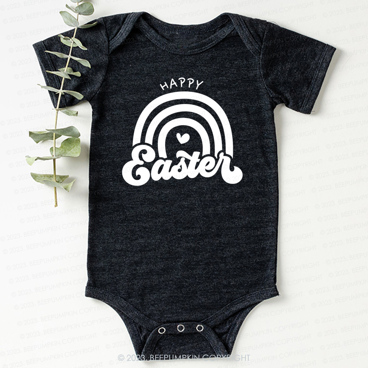 Happy Easter Rainbow Bodysuit For Baby