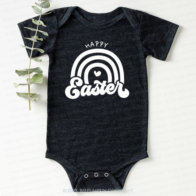 Happy Easter Rainbow Bodysuit For Baby