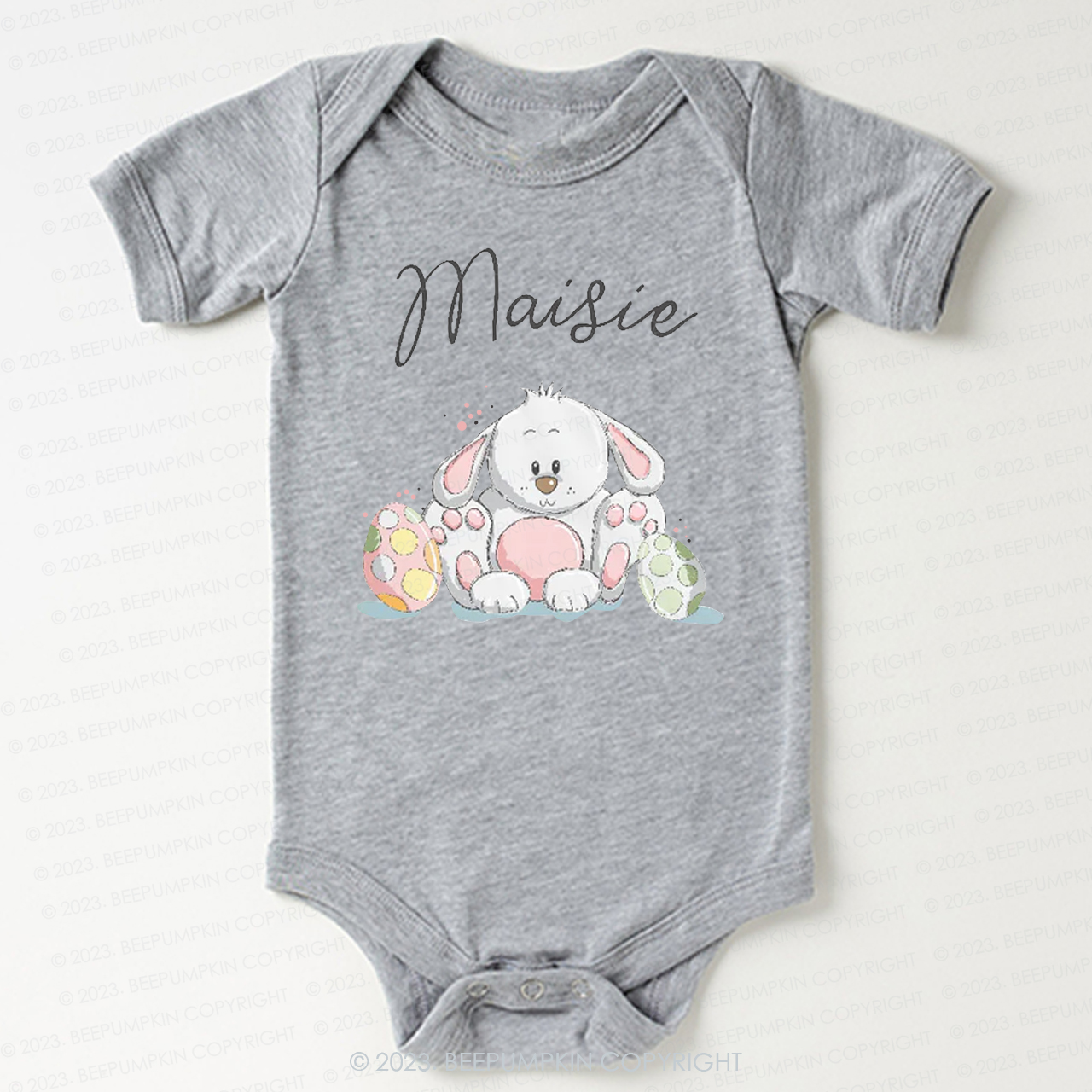 Easter Bunny And Eggs Bodysuit For Baby