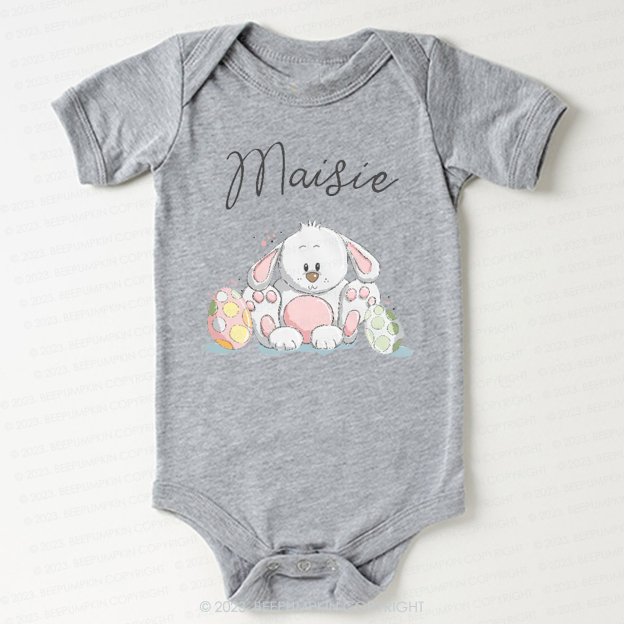 Easter Bunny And Eggs Bodysuit For Baby