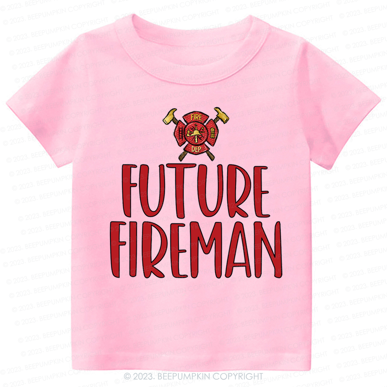 Future Fireman Firetruck -Toddler Tees