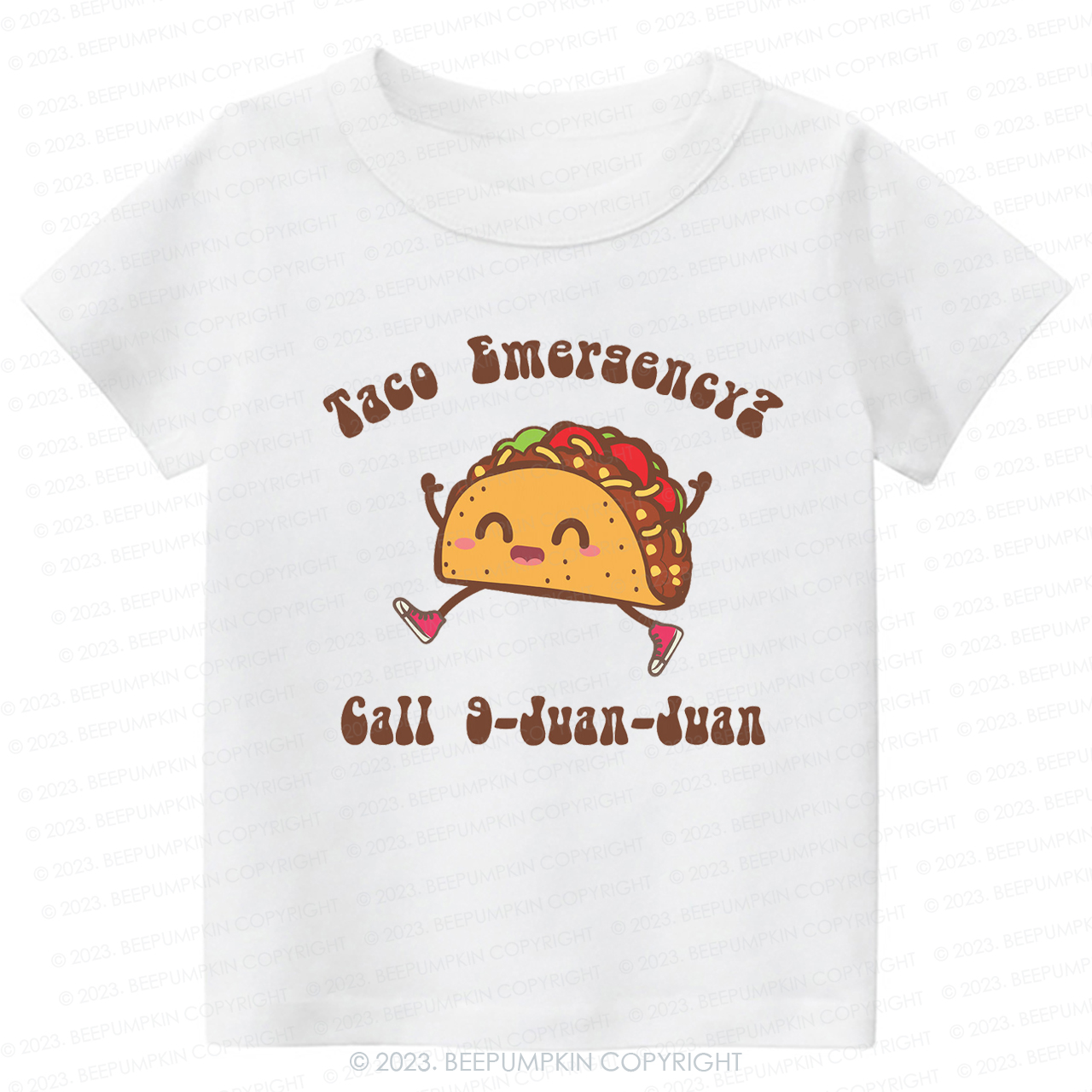 Funny Taco Emergency Kids Shirt