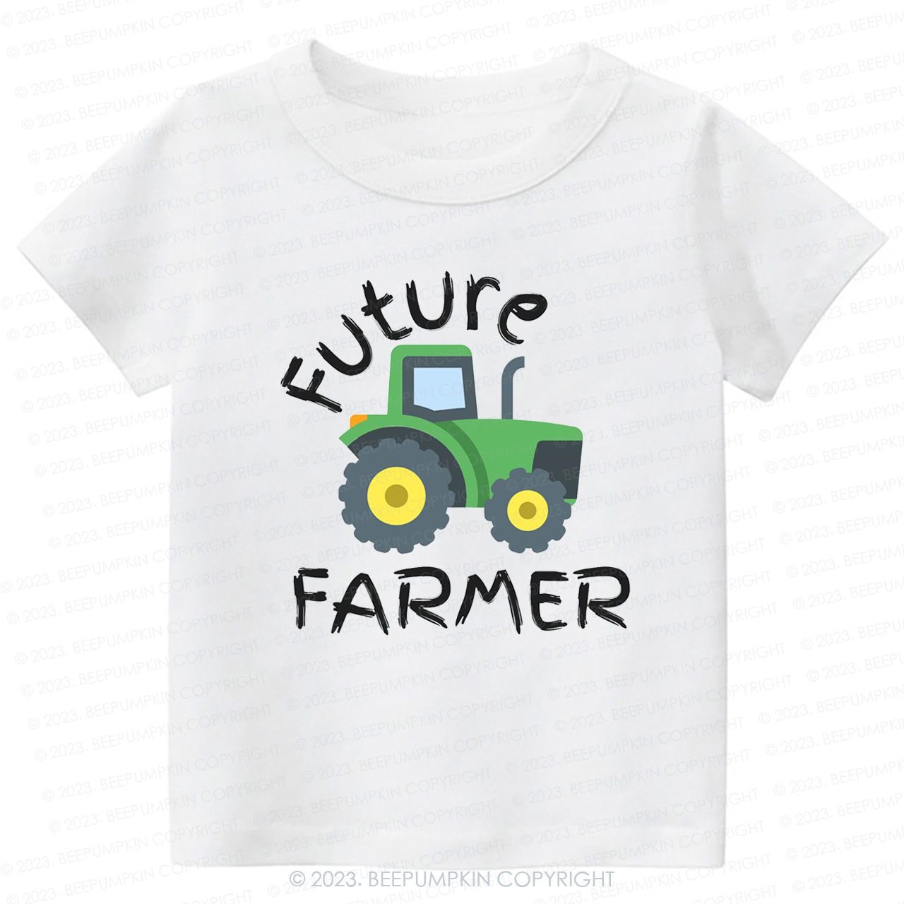 Future Farmer Cute Tractor Kids Shirt