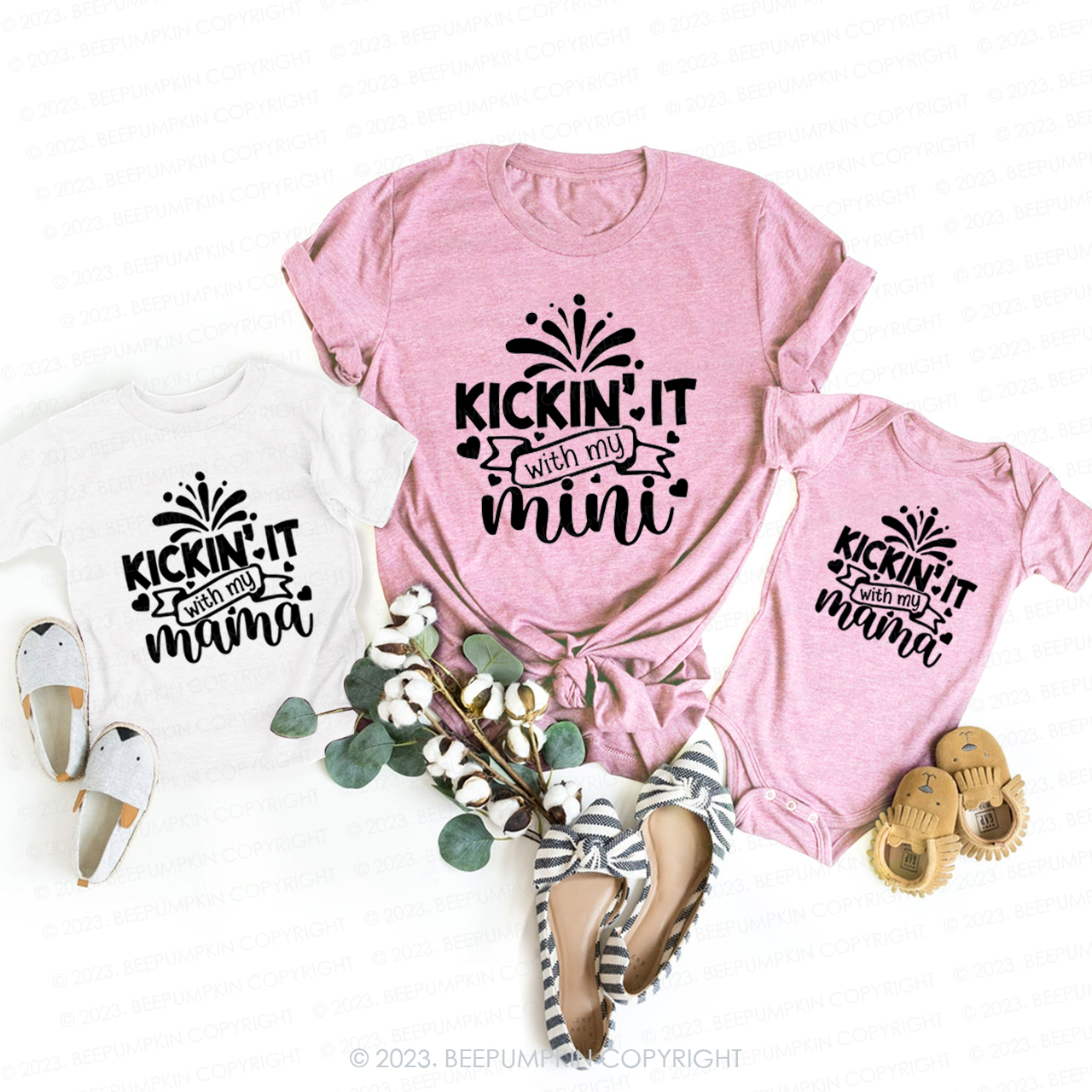 Kickin' It With Mama Mini T-Shirts For Mom&Me