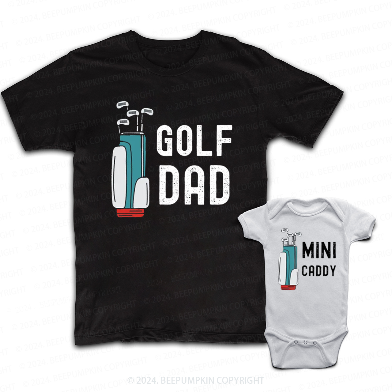 Daddy Golfing Daddy And Me Matching Shirt