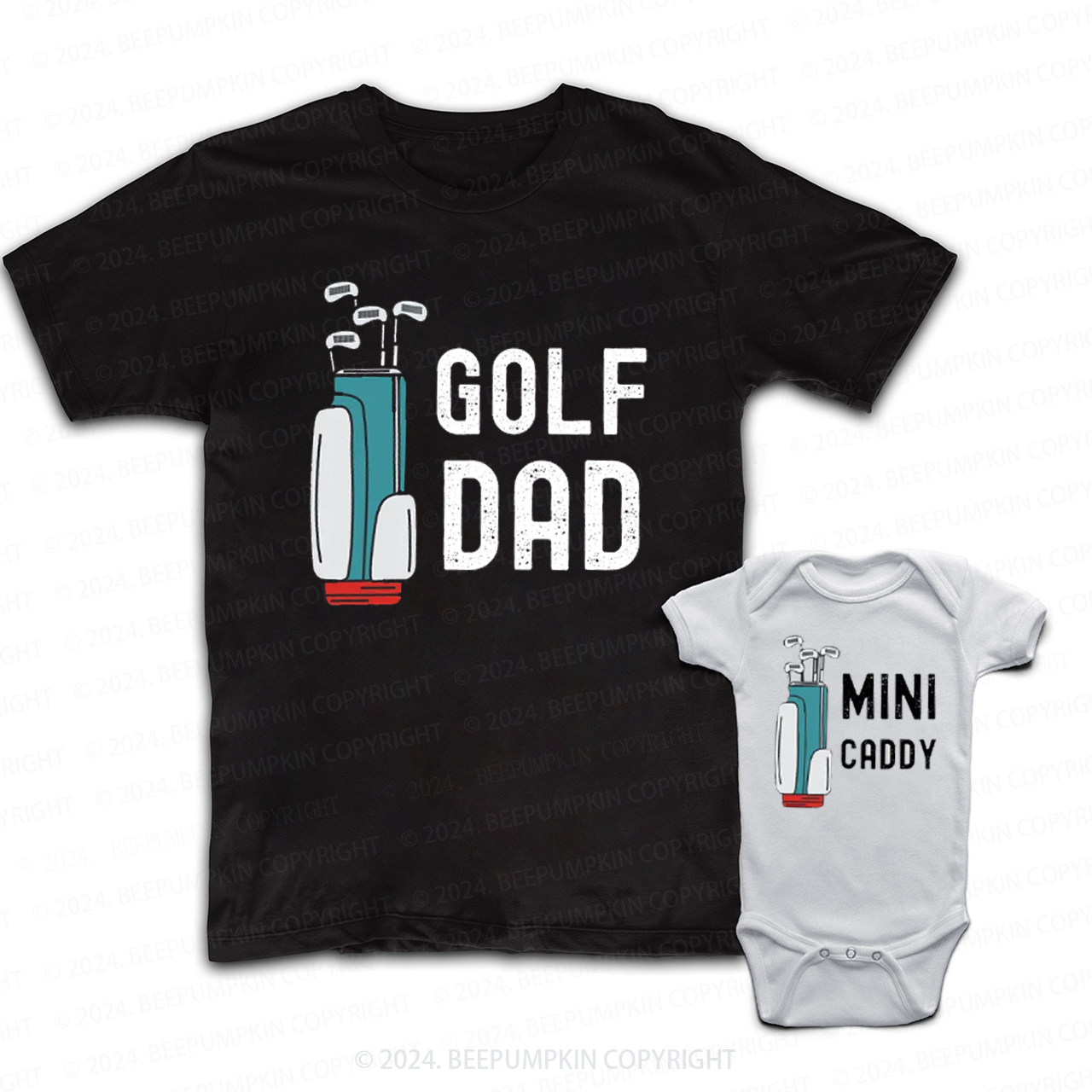 Daddy Golfing Daddy And Me Matching Shirt