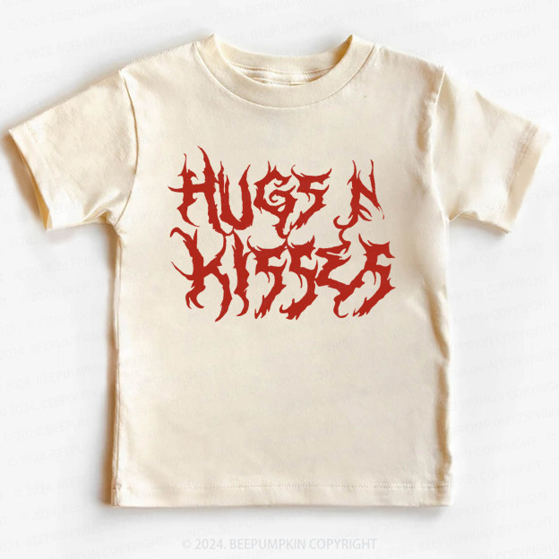 Hugs N Kisses Heavy Metal Toddler&Kids Tees 8