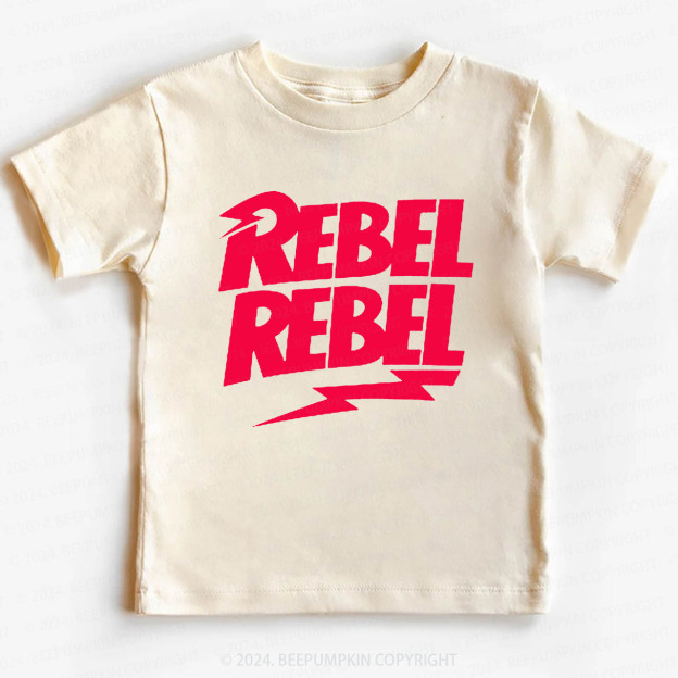 David Bowie Rebel Rebel Toddler&Kids Tees 8