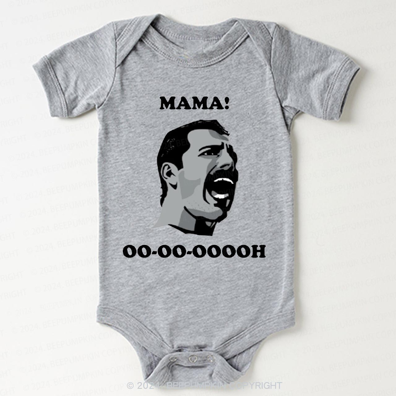 Bohemian Funny Man Bodysuit For Baby