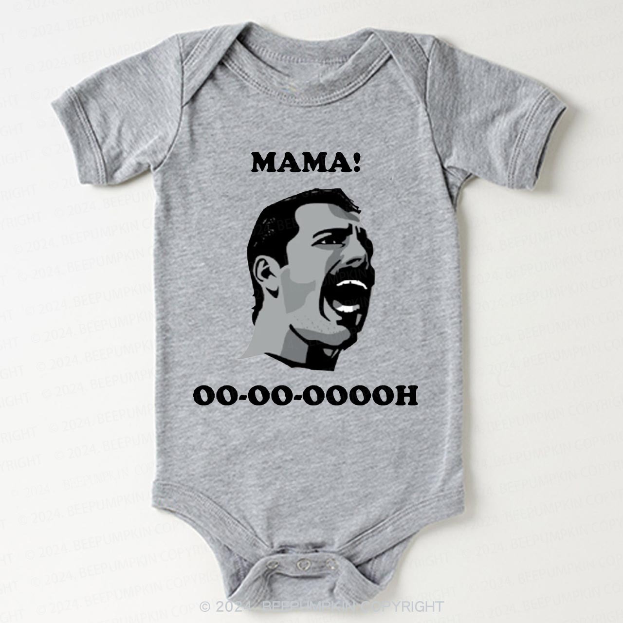Bohemian Funny Man Bodysuit For Baby