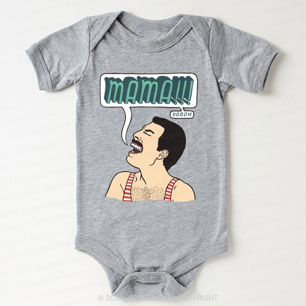 Funny Crazy Man Bodysuit For Baby 8