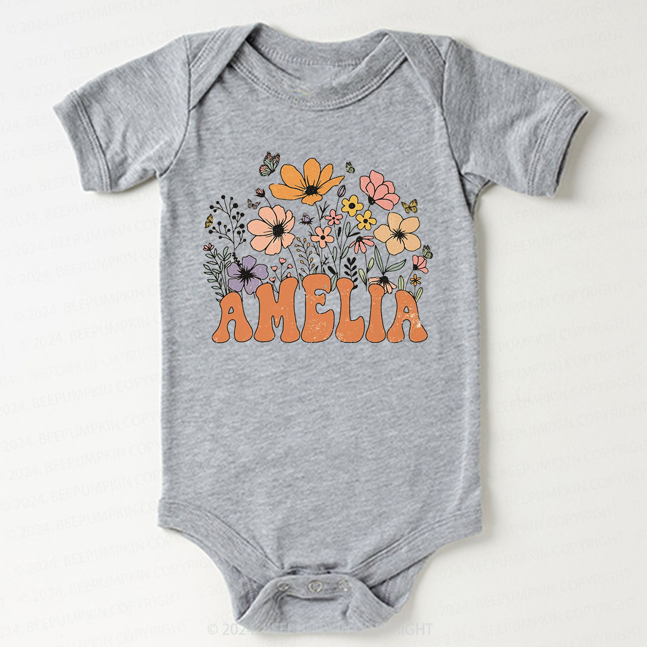 Personalized Girl Bodysuit For Baby 