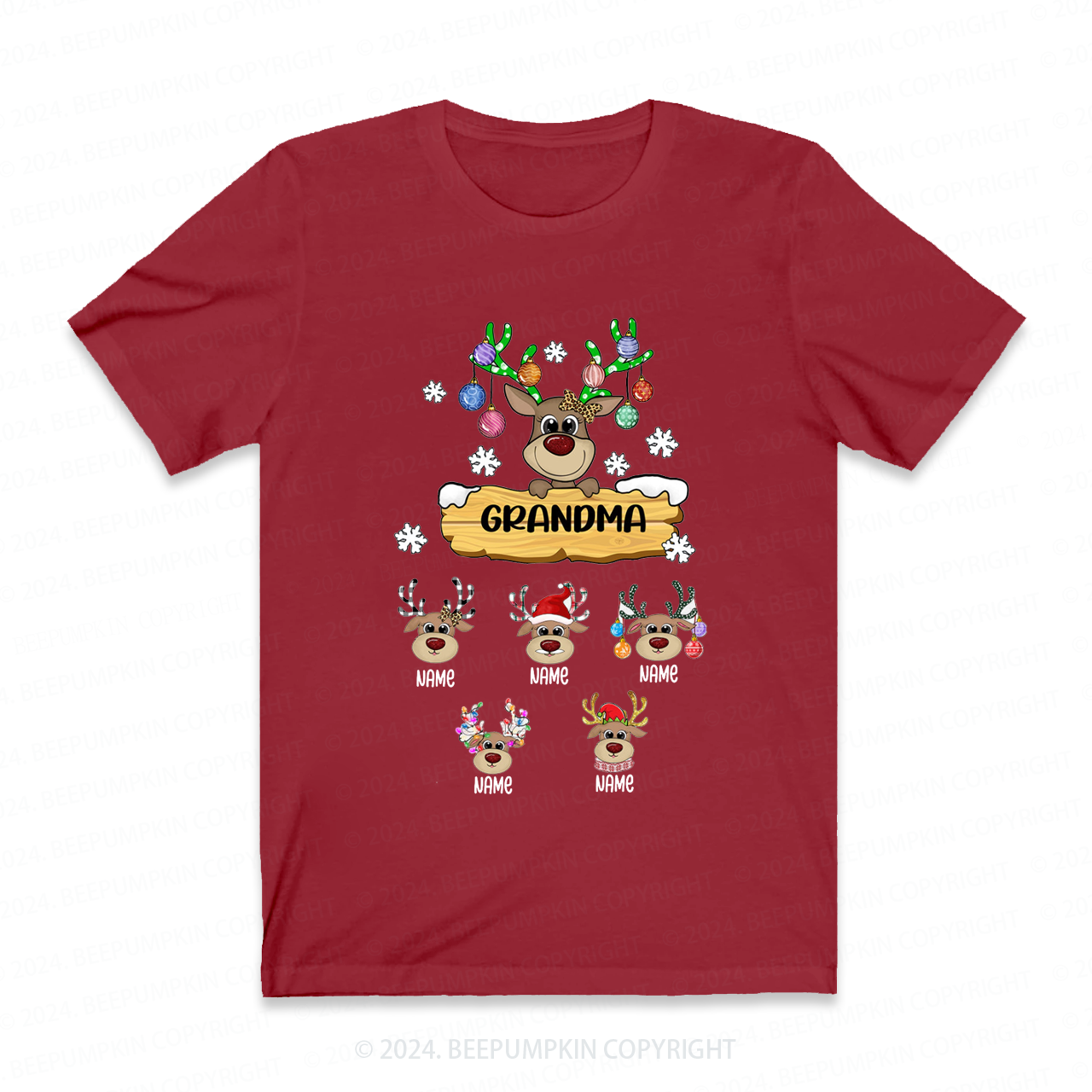 Personalized Elk Name Grandma Grandma Gift Shirt Beepumpkin 