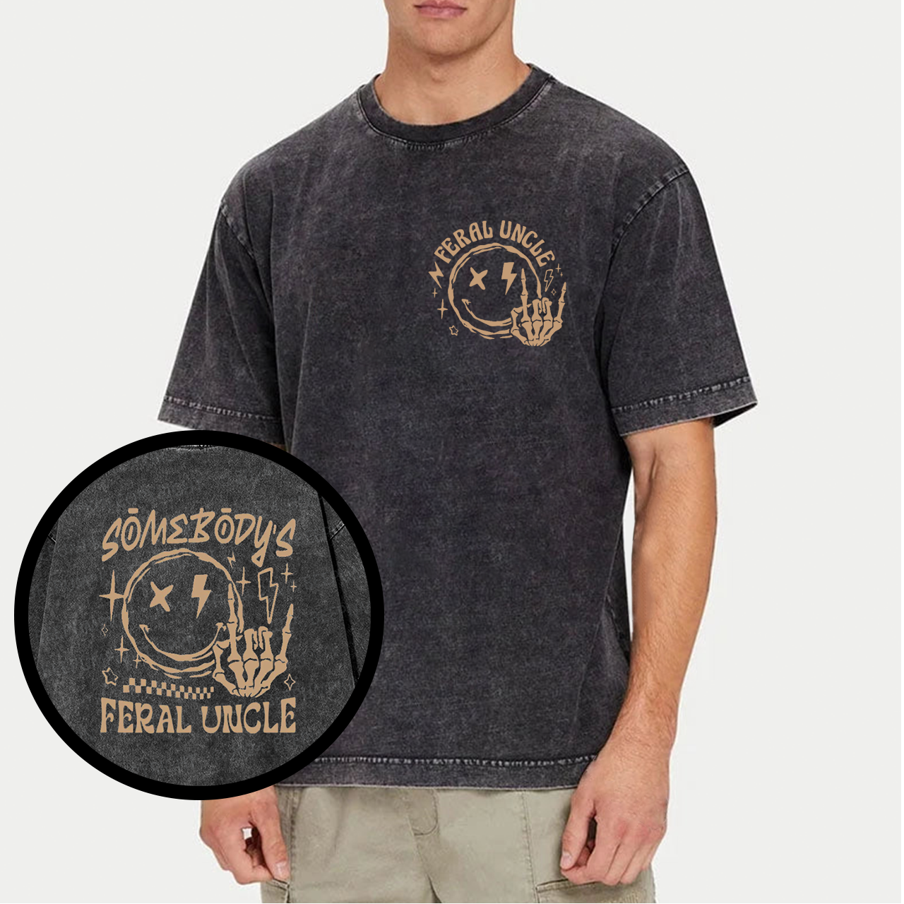Feral Uncle Washed T-Shirts 