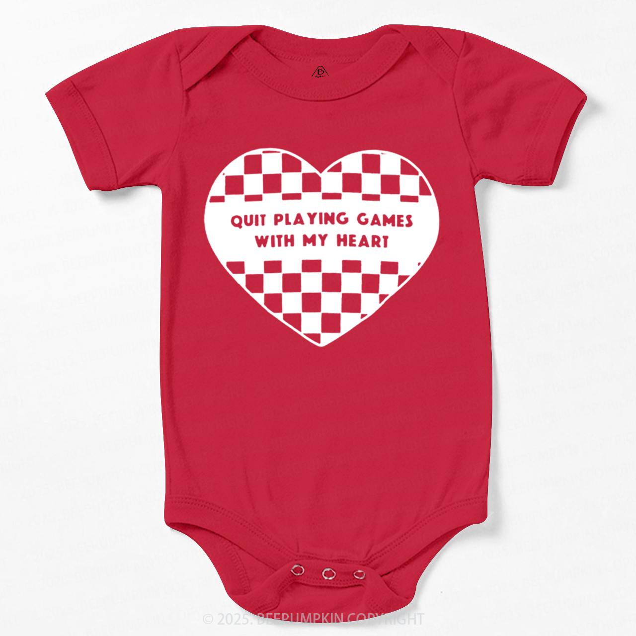 Quit Playing Games With My Heart Bodysuit Beepumpkin