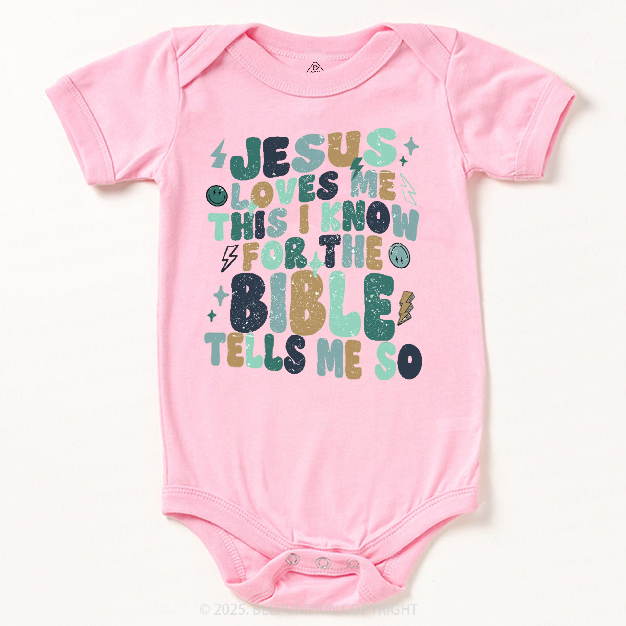 Jesus Loves Me Bodysuit Beepumpkin