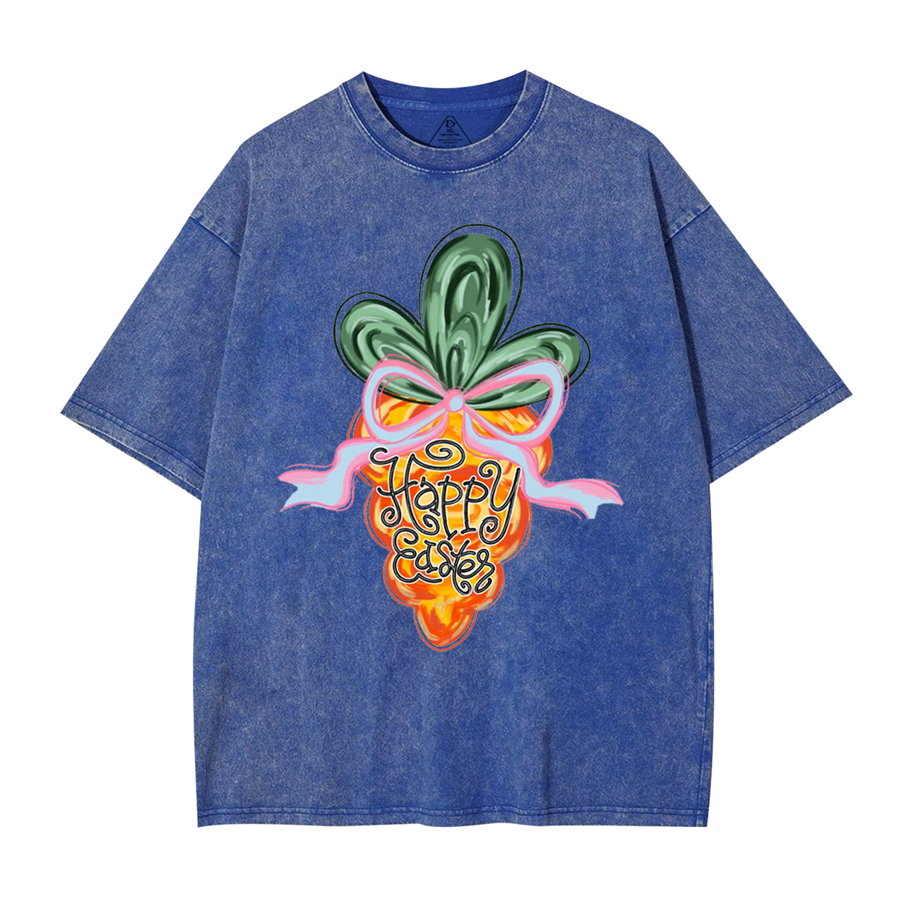 Happy Easter Carrot Mama Washed T-Shirts