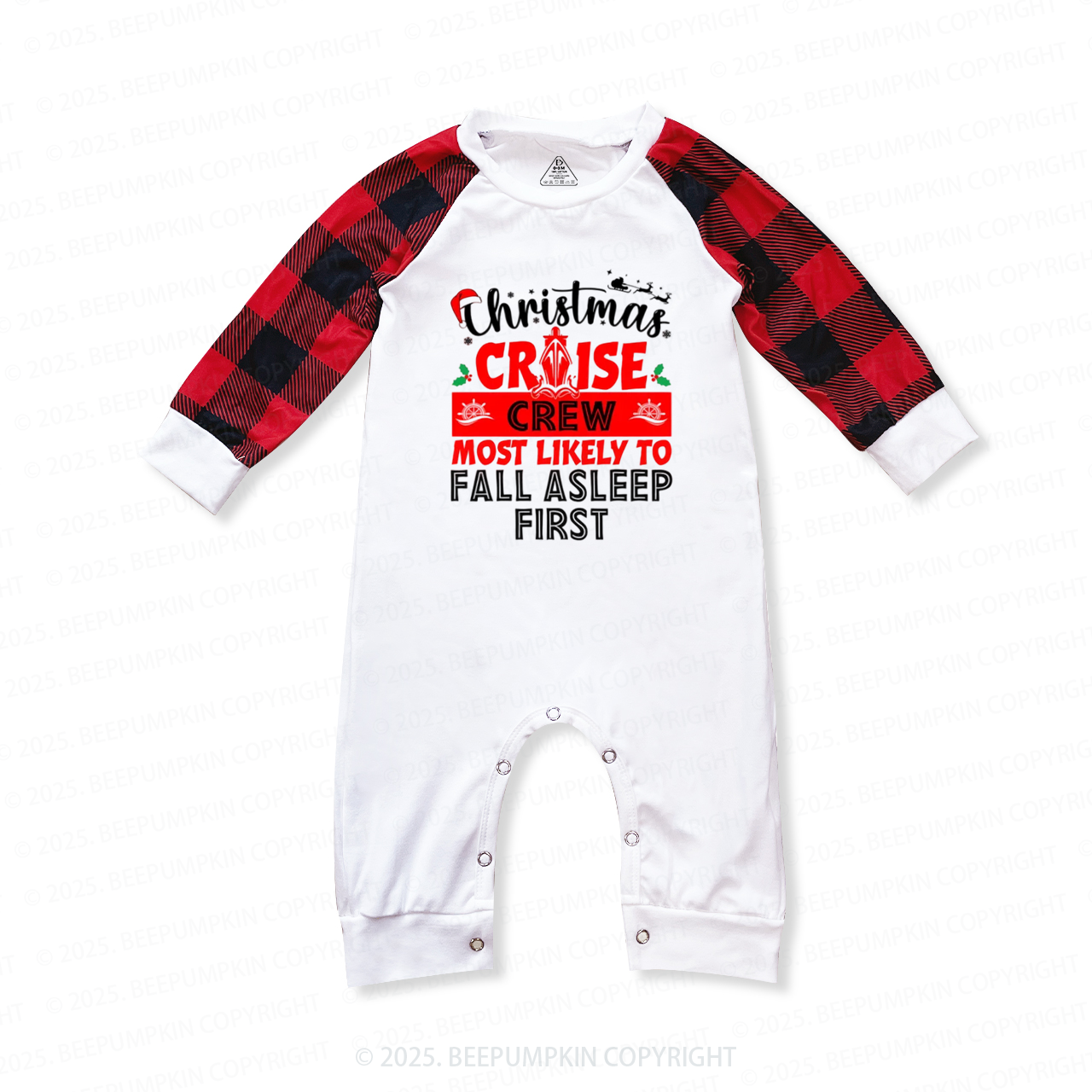 Personalized Christmas Cruise Crew Family Matching Pajamas