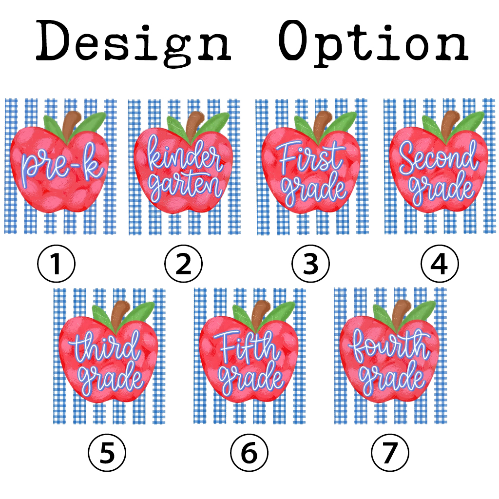 Striped Apple Grade Back To School Toddler&Kid's Tees