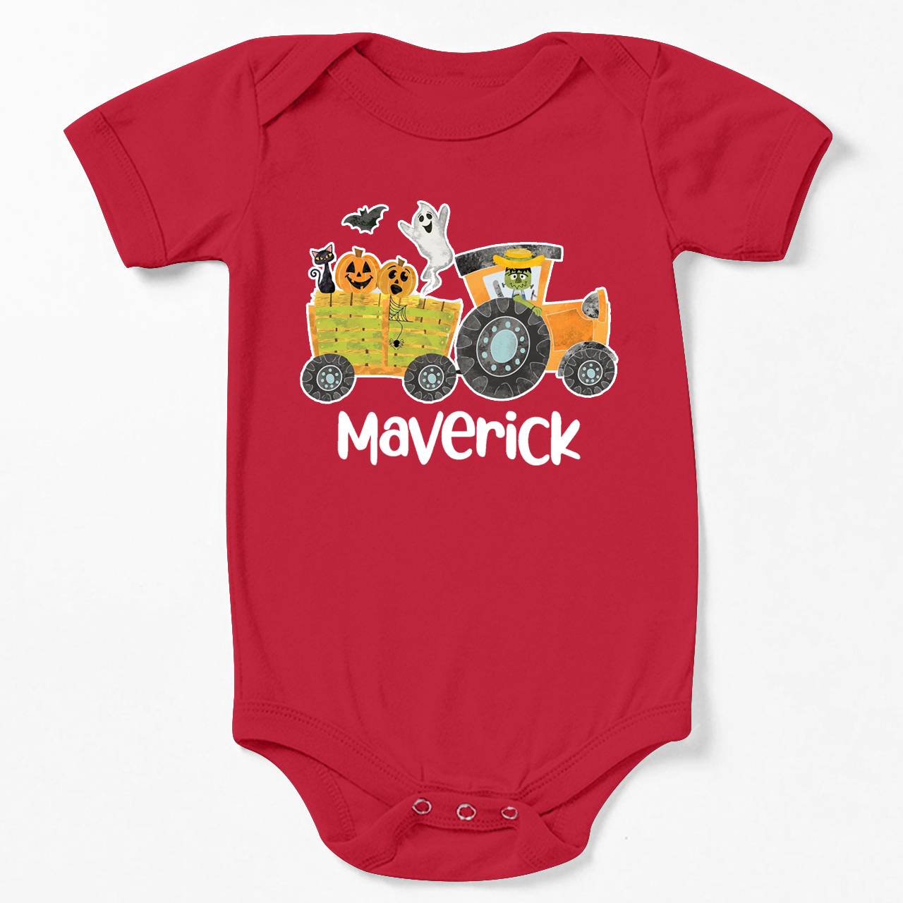 Personalized Cute Hayride Halloween Bodysuit For Baby