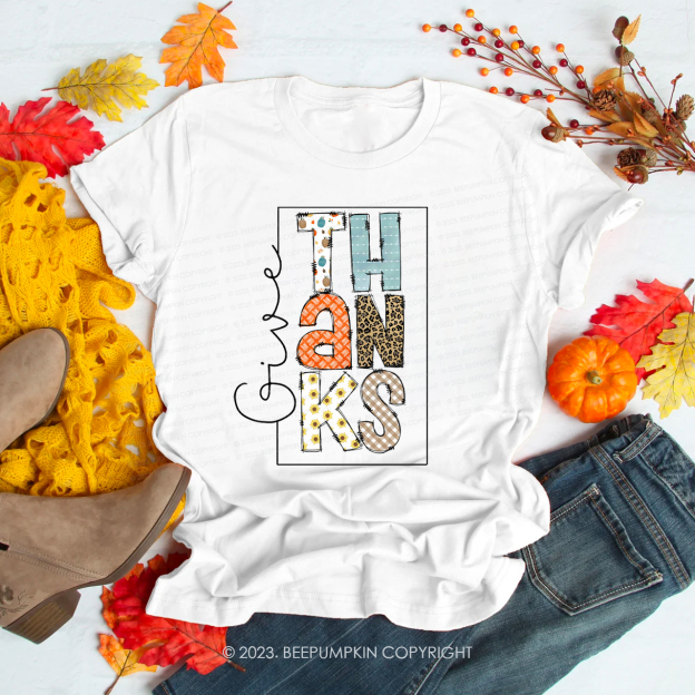 In Everything Give Thank Shirts Beepumpkin