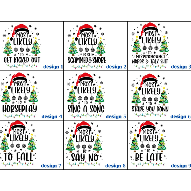 Personalized Most Likely To Santa Claus Series Matching Pajamas Beepumpkin