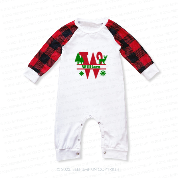 Personalized Name Christmas Atmosphere Matching Pajamas Beepumpkin