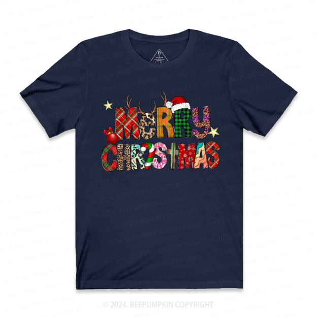 Merry Christmas Santa Hat Holiday Shirts Beepumpkin