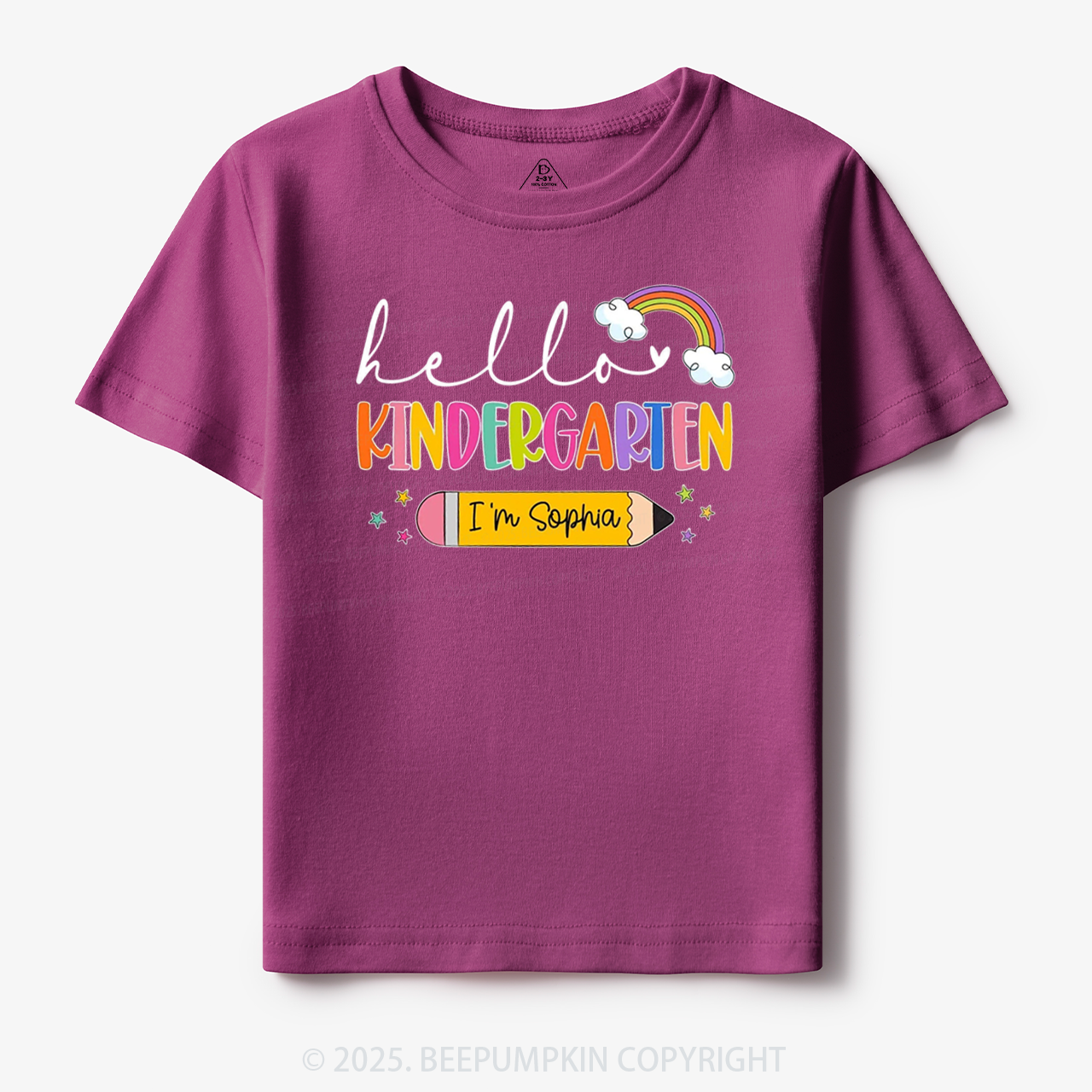 Personalized Hello Back To School Toddler&Kid's Tees Beepumpkin