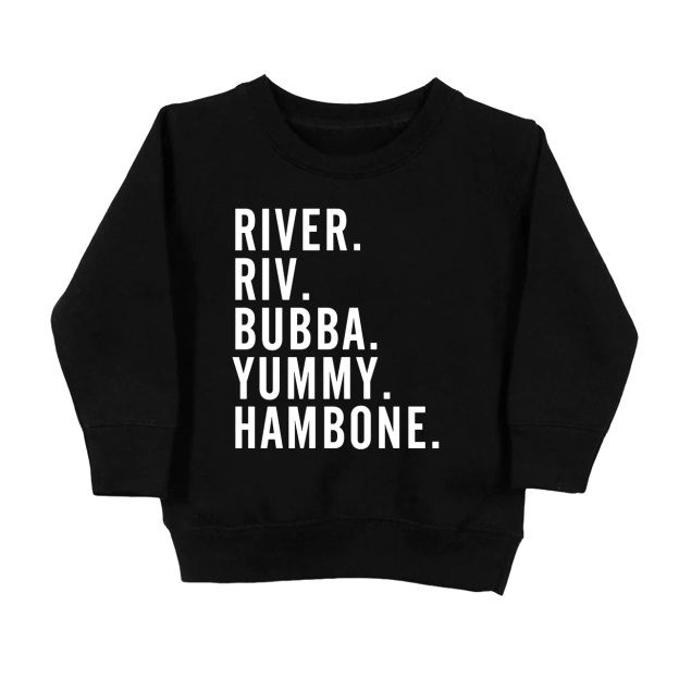 Nickname Toddler Custom Sweatshirt
