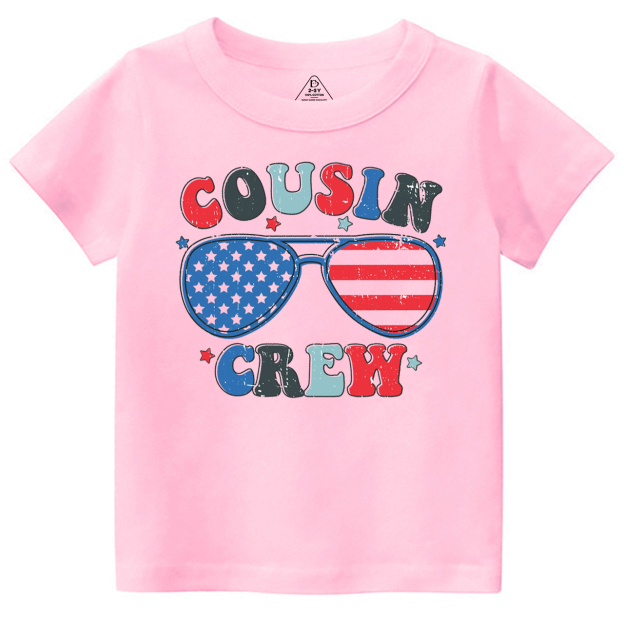 Cousin Crew 4th Of July Toddler&Kid's Tees Beepumpkin 
