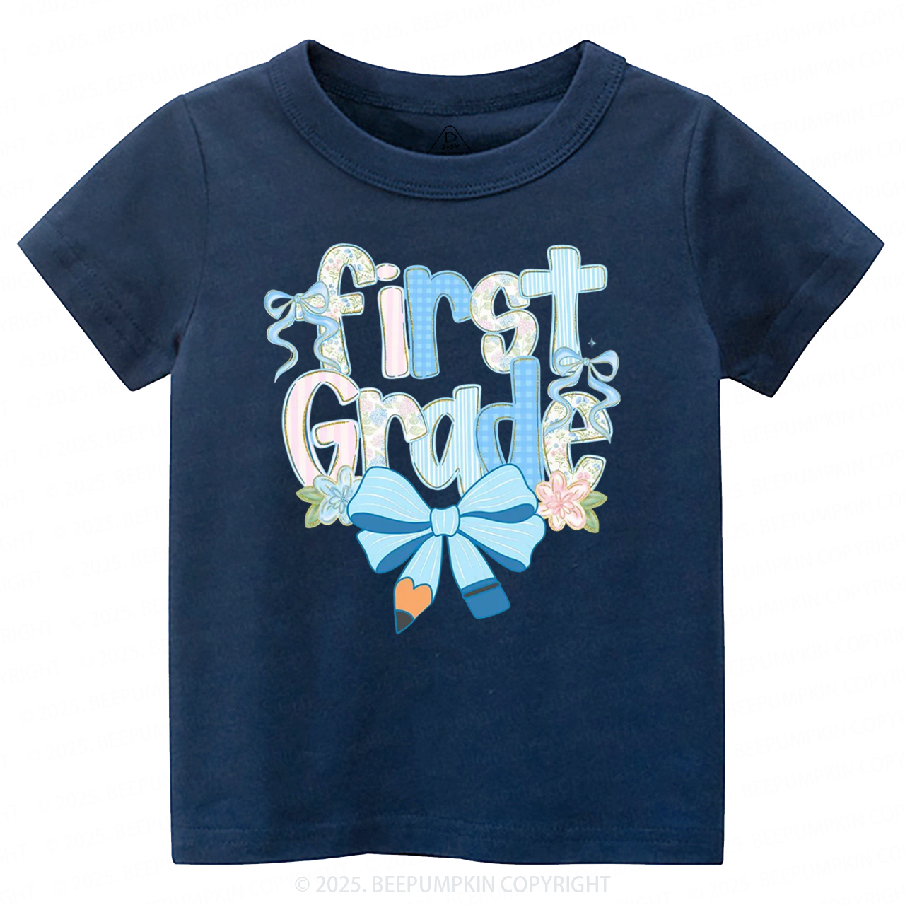 Personalized Floral Bundle Back To School Toddler&Kid's Tees Beepumpkin