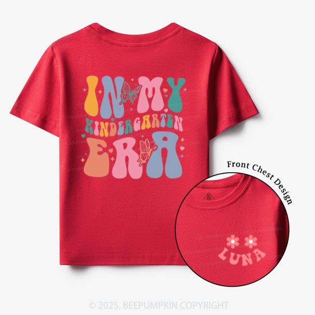 Personalized Colorful Kinder Toddler&Kid's Tees Beepumpkin