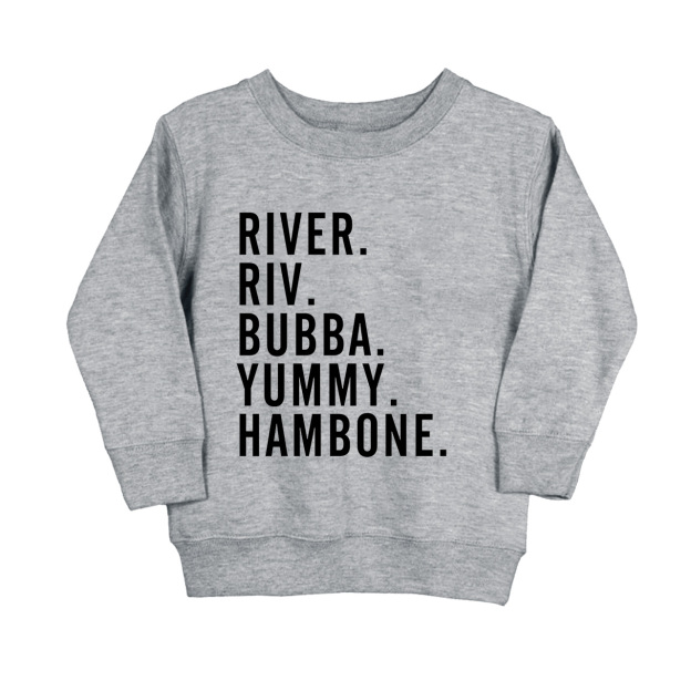 Nickname Toddler Custom Sweatshirt