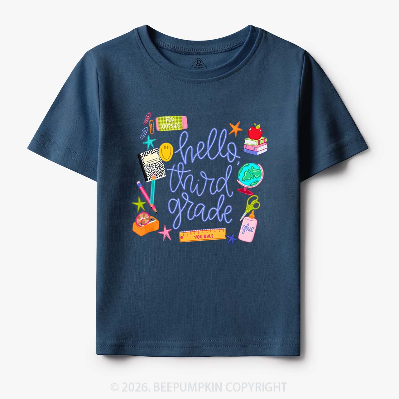 Personalized Cute Hello Grade Toddler&Kid's Tees