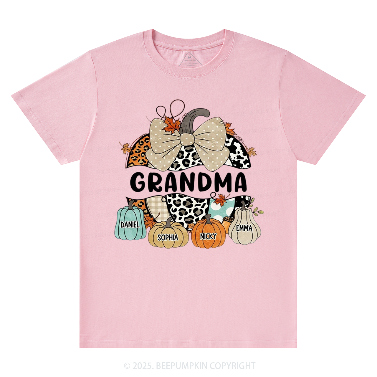 Personalized Fall Halloween Pumpkin T-Shirts Beepumpkin