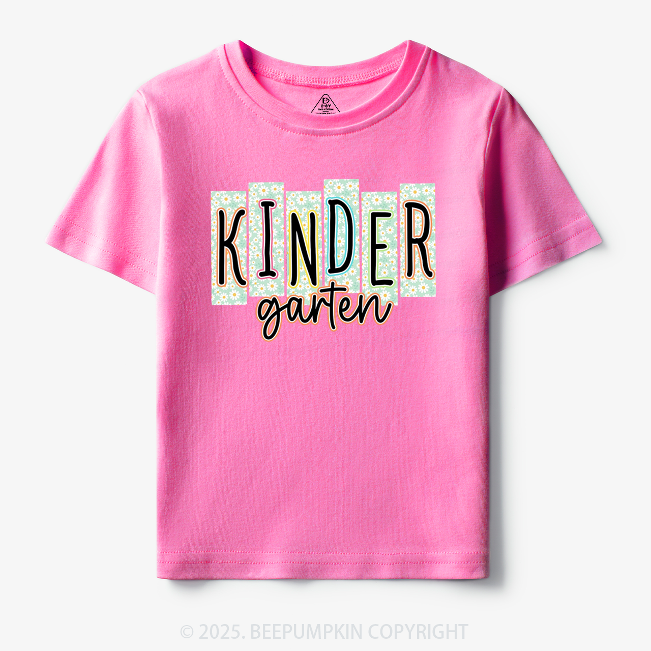 Personalized Floral School Days Toddler&Kid's Tees Beepumpkin