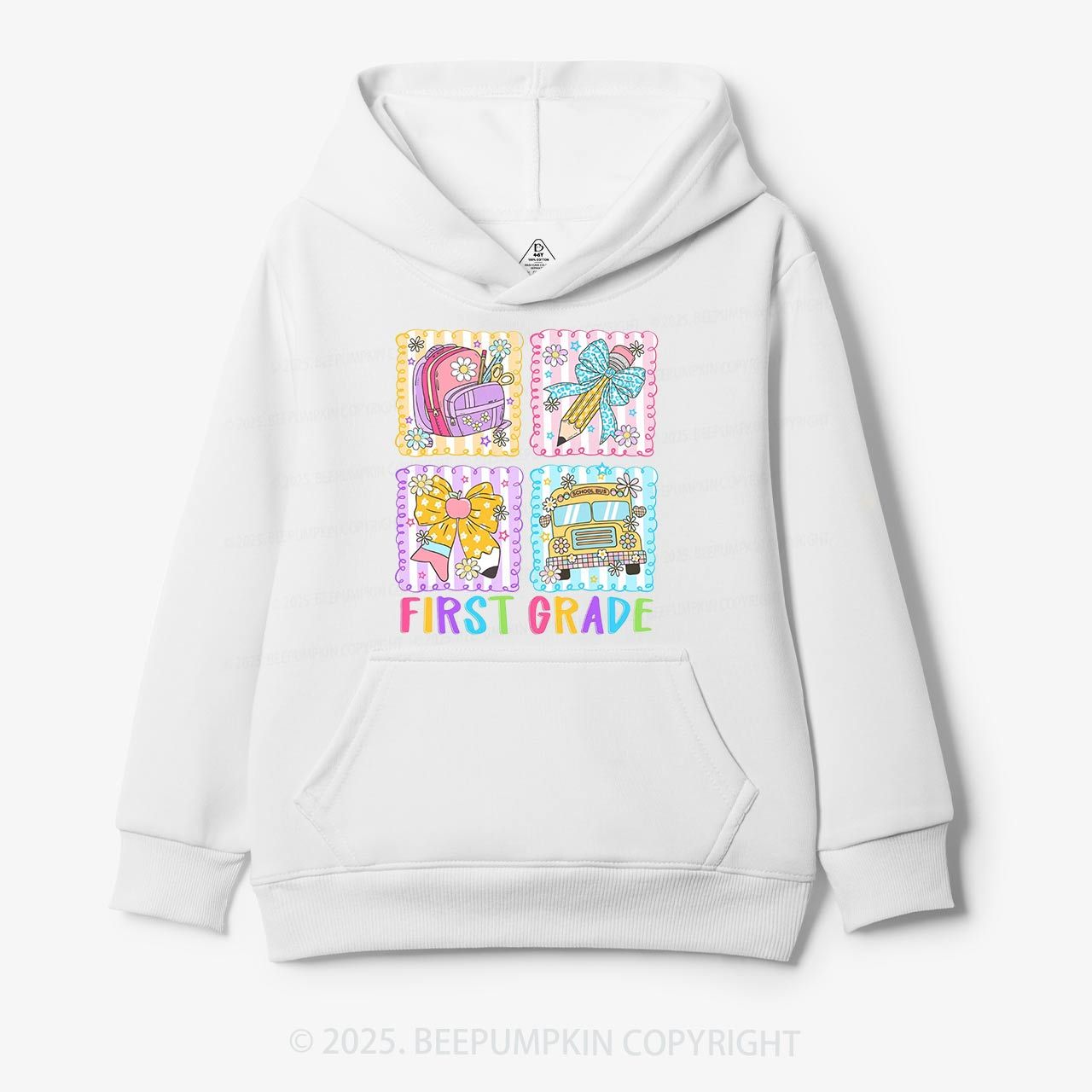 Learning Squares Kid's Hoodies Beepumpkin