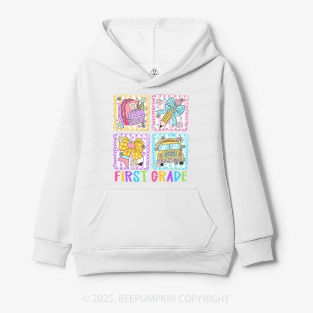 Learning Squares Kid's Hoodies Beepumpkin