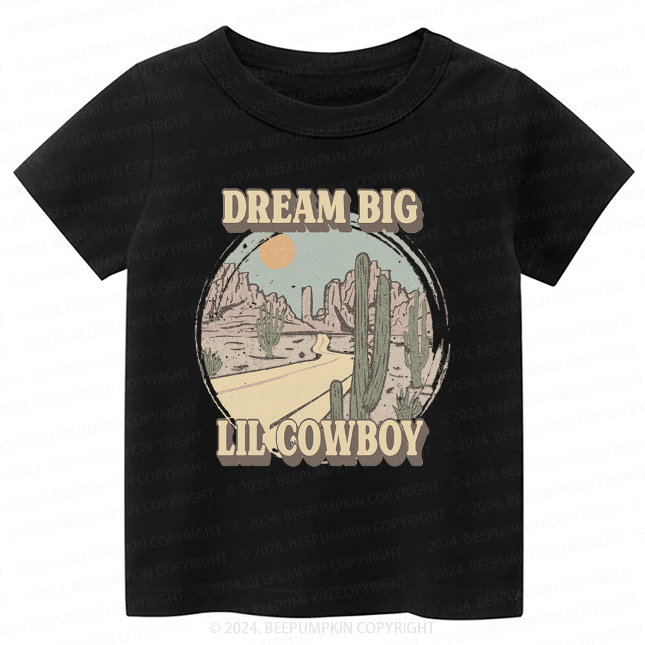 Dream Big Little Cowboy Toddler&Kids Tees