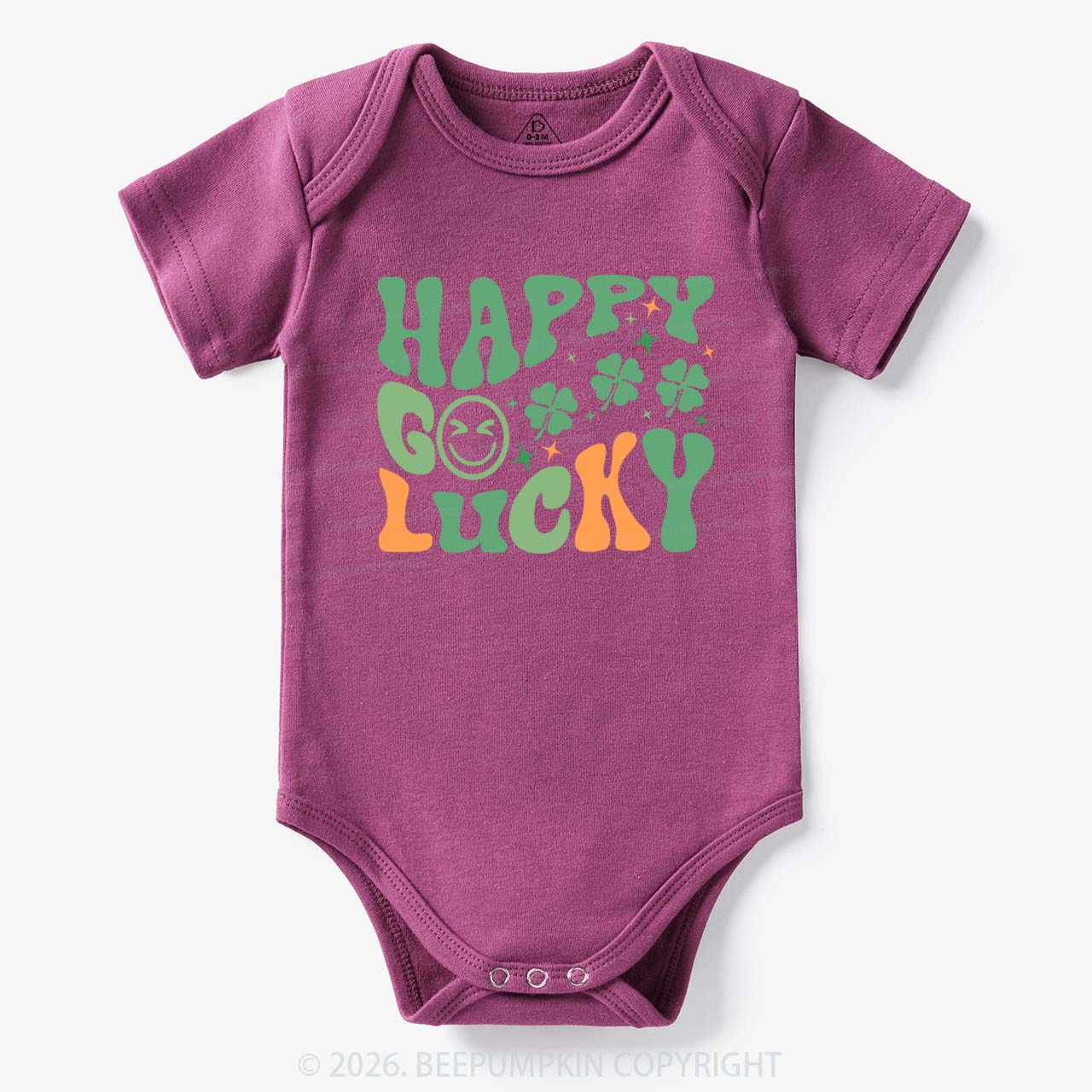 Happy Go Lucky Retro Bodysuit