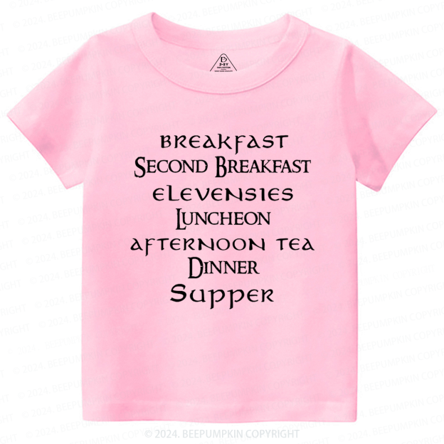 Second Breakfast Toddler&Kids Tees 7