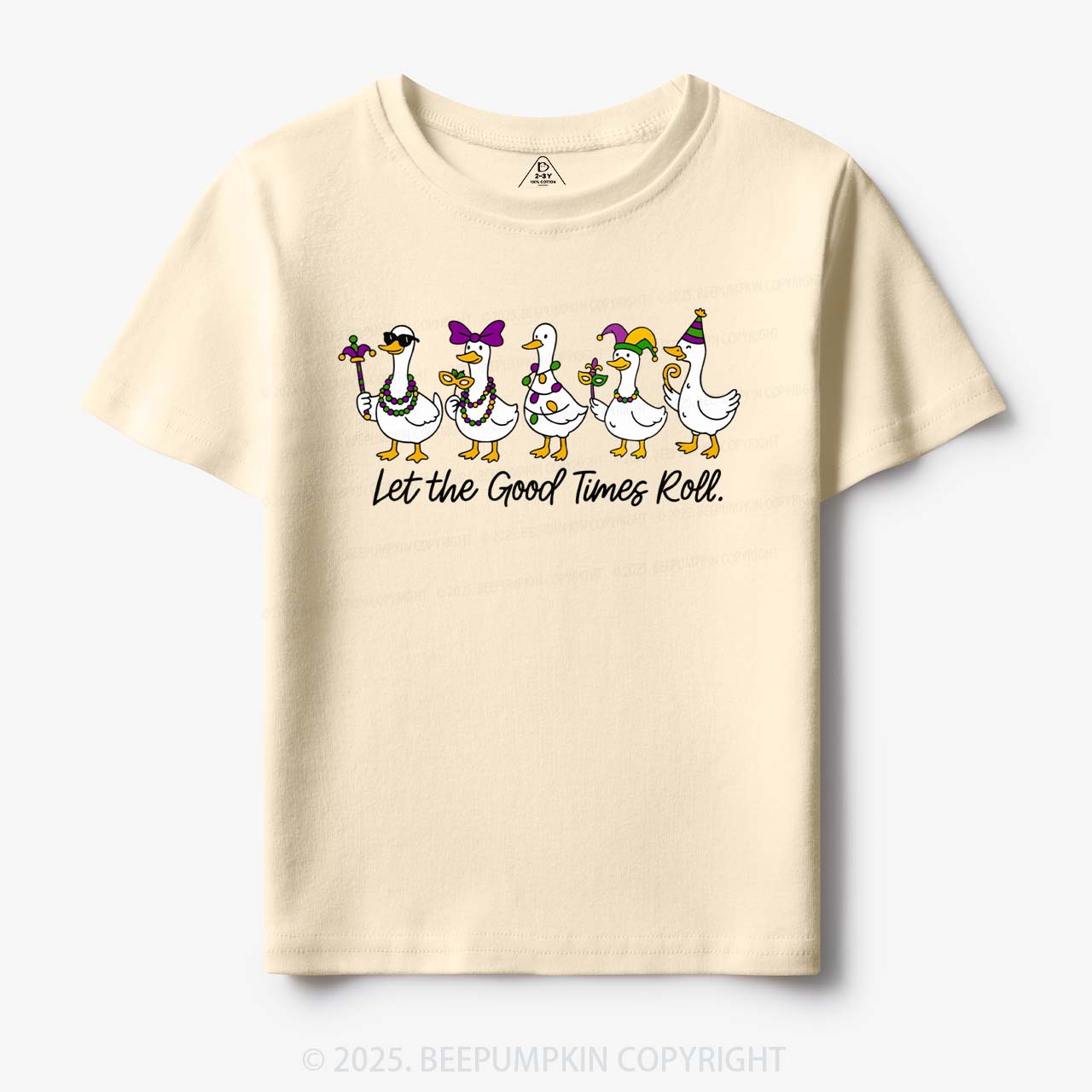 Silly Goose Mardi Gras Toddler&Kid's Tees Beepumpkin