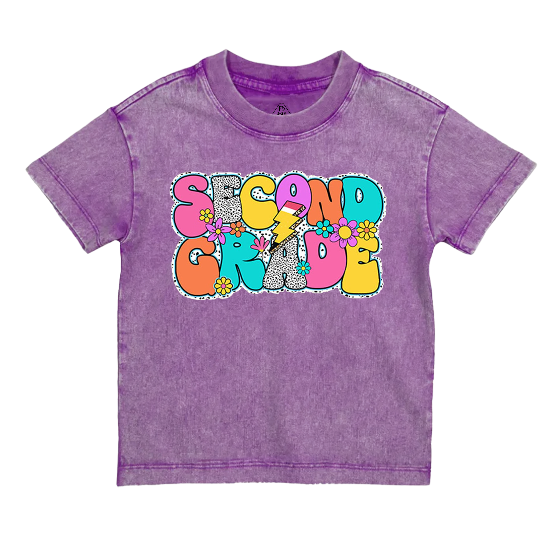 Personalized Retro Back To School Toddler&Kids Washed Tees