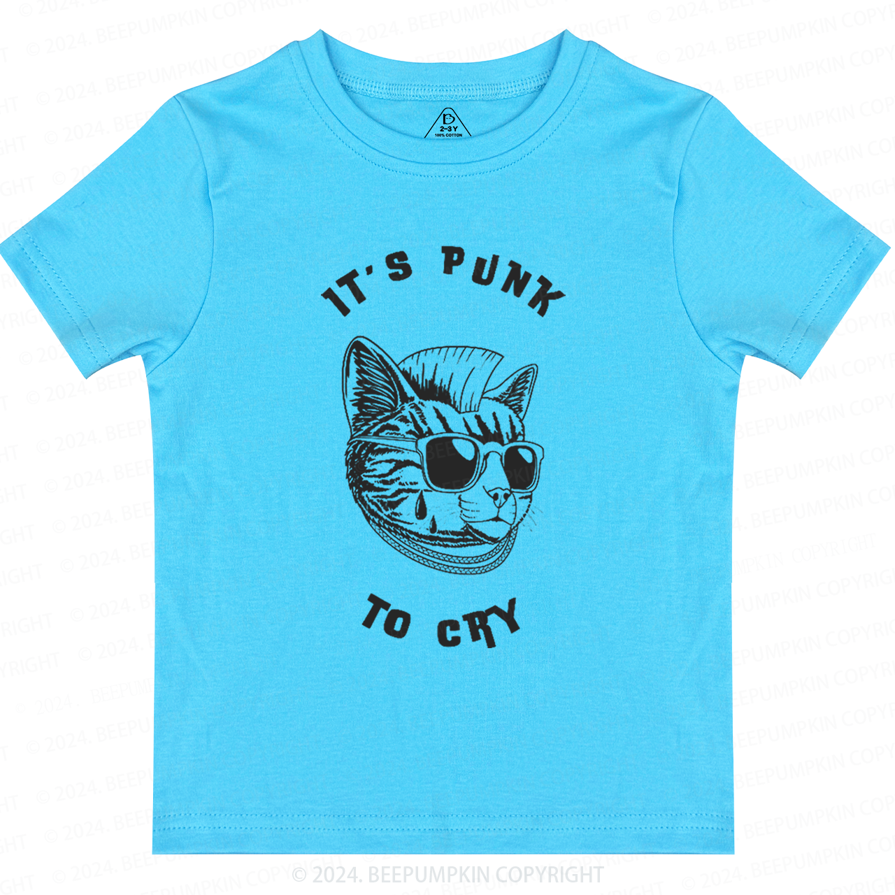 It's Punk To Cry Toddler&Kids Tees 8
