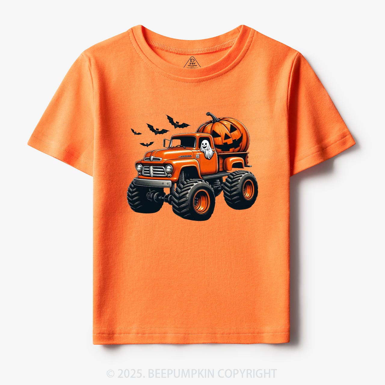 Halloween Truck Toddler&Kid's Tees Beepumpkin